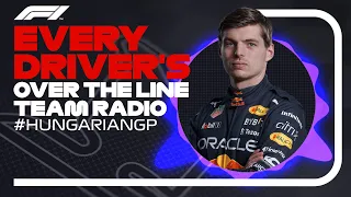 Every Driver's Radio At The End Of Their Race | 2022 Hungarian Grand Prix