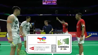 THOMAS & UBER CUP FINALS 2024 | INDONESIA vs CHINESE TAIPEI - SEMIFINAL'S