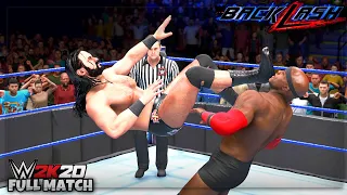 FULL MATCH: Drew McIntyre vs. Bobby Lashley WWE Championship WWE2K20