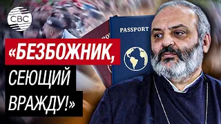 Главный бунтарь Армении - священнослужитель Галстанян имеет два паспорта