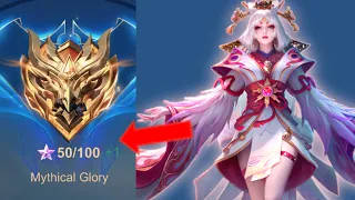 FINALLY!! SOLO RANK MYTHICAL GLORY LUNOX 🔥 || LUNOX BEST BUILD 2024 AND EMBLEM