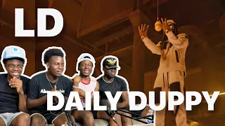 AMERICANS FIRST REACTION TO : LD - DAILY DUPPY -- GRM DAILY