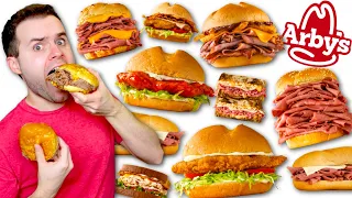 I tried every sandwich from ARBY'S! Which Is The Best? - Fast Food Full Menu REVIEW!