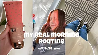 Мое реальное утро в 6:30✨ // *my real morning routine at 6:30*