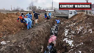 Mass graves as Russia leaves Ukraine city ‘bleeding’