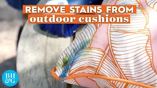 Remove Grass Stains from Outdoor Cushions with these Cleaning Tips | Basics | Better Homes & Gardens