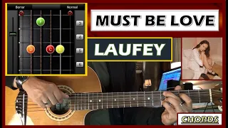 MUST BE LOVE | Laufey (Guitar Tutorial)
