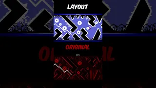 Slaughterhouse Layout VS Original! #geometrydash #shorts #gaming #music