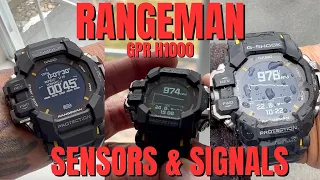 Casio G-SHOCK RANGEMAN GPR-H1000, Sensors and signals| GPS Acquisition..IS IT ACCURATE??