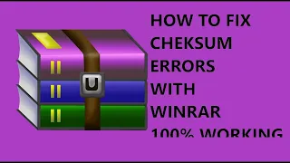 How to Fix Checksum Error in WinRar Extraction SkyHaz 2020.