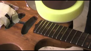 Foam polishing pads for guitar finishing