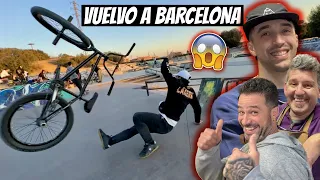 GRAN SESIÓN de BMX en mi VUELTA a BARCELONA 🔥