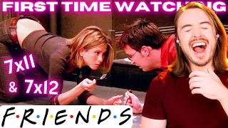 **DON'T KISS HIM!!** Friends Season 7 Episodes 11 & 12 Reaction: FIRST TIME WATCHING