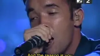 Hoobastank - The Reason Live (Sub Español + Lyrics)