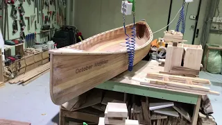 Building a cedar strip canoe on a budget 6카누만들기6