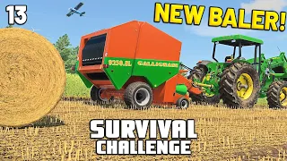 BIG NEW PURCHASE! IT'S PAYDAY | Survival Challenge | Farming Simulator 22 - EP 13
