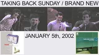 Brand New & Taking Back Sunday LIVE January 5, 2002