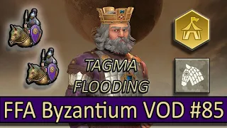 The Byzantium Conquest, Tagma Domination | Stream VOD #85 Civ 6 Multiplayer FFA