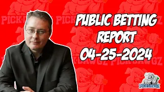 MLB Public Betting Report Today 4/25/24 | Against the Public with Dana Lane