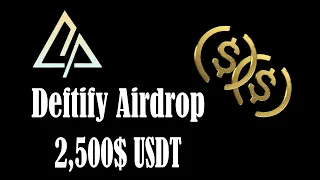 Криптовалюта без вложений. Раздача USDT токенов в Deftify Airdrop