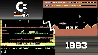 Top 50 Commodore 64 (C64) games of 1983 - in under 10 minutes