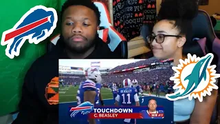 Miami Dolphins vs. Buffalo Bills | 2022 Super Wild Card Weekend Game Highlights REACTION