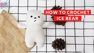 #109 | Amigurumi Ice Bear Free Crochet Pattern | How To Crochet Amigurumi Character | AmiguWorld