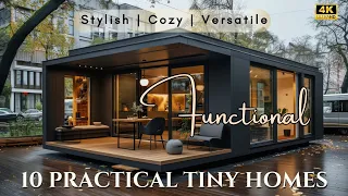 Top 10 Practical Tiny Homes: Blend Functionality, Style &Eco-Friendly for Ultimate Minimalist Living