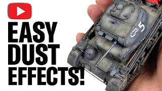 CREATING Dust & Dirt effects with OILS and PIGMENTS / Weathering tutorial - IBG Models Panzer II