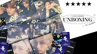 unboxing Stray Kids 5-STAR digipacks ★★★★★ all member copies (ot8) 💫