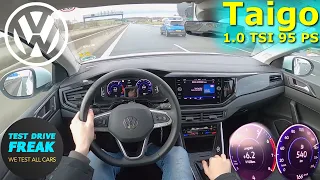 2023 Volkswagen Taigo 1.0 TSI 95 PS TOP SPEED AUTOBAHN DRIVE POV