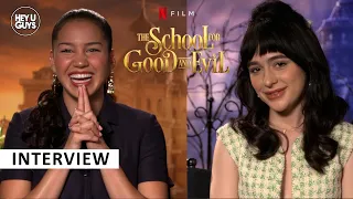 The School of Good and Evil - Sophia Anne Caruso & Sofia Wylie on Reaper the cat, Paul Feig & more