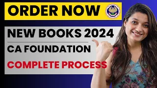How To Order New Scheme Books For CA Foundation| Full Process | CA Foundation Online Classes | ICAI