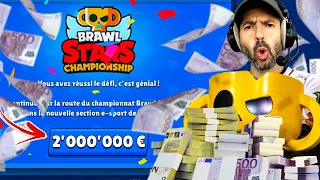 15-1 ✅ en route vers le BRÉSIL pour les 2'000'000 € de la COUPE DU MONDE 🏆 (brawl stars)