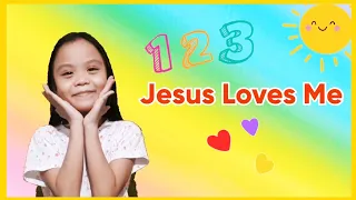 1, 2, 3, Jesus Loves Me | One, Two, Three Jesus Loves Me with lyrics | 123 Jesus loves me