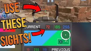 Top 5 Best Reticle Colors for XBOX/PLAYSTATION CONSOLES in 2022! (Apex Legends Season 12)