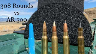 308 SLAP Round vs 1/2" AR 500 Armor Plate