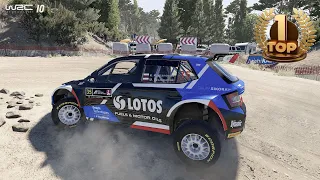 WRC 10 | Acropolis Rally, Greece, Palehori | Škoda Fabia Rally2 | Highlights, Cockpit, Dash Cam 【WR】