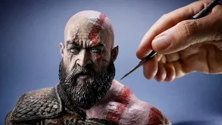 Sculpting KRATOS | God Of War 4 - Timelapse