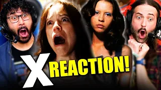 X (2022) MOVIE REACTION! FIRST TIME WATCHING! Full Movie Review | Jenna Ortega | Mia Goth Pearl A24