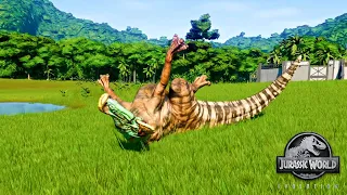 OLD AGE NATURAL DEATH Animation of Dinosaurs | Jurassic World Evolution