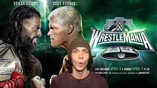 Chris REACTS to WrestleMania XL Teaser Trailer