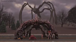 Stranger Things Monsters Size Comparison | 3d Animation Size Comparison