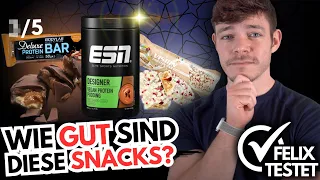 Was taugen diese (neuen) Protein Snacks von ESN, Neosupps und Bodylab24? | Fitness Food Corner