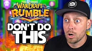 Don't Make THESE Mistakes in Warcraft Rumble