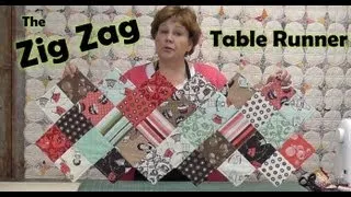 Zig Zag Charm Pack Table Runner