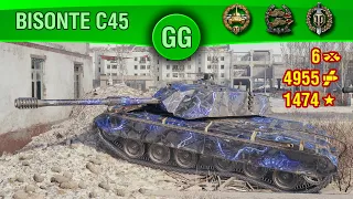 World of Tanks || BISONTE C45 - Top Gun + High Caliber