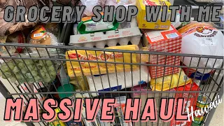 MASSIVE GROCERY SHOP WITH ME | HAWAII MILITARY COMMISSARY | VLOGMAS DAY 18
