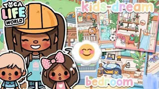 Building My kids *DREAM BEDROOM* ✨ In Toca World! || voiced 🔊|| Toca life World