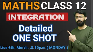 Integration One Shot | Integrals One Shot Class 12